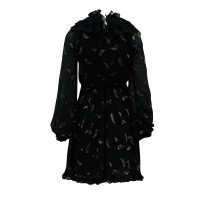 Chloé Kleid aus Baumwolle in Schwarz