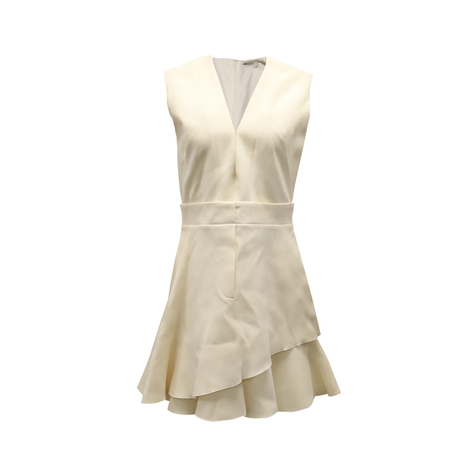 Victoria Beckham Kleid aus Wolle in Weiß