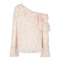 Magda Butrym Top Silk in Pink