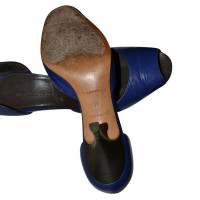 Balenciaga Sandals Leather in Blue