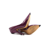 Casadei Pumps/Peeptoes en Cuir verni en Violet