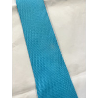 Hermès Krawatte Silk in Turquoise