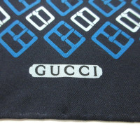 Gucci Scarf/Shawl Silk in Blue