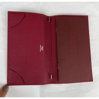 Hermès Vision Agenda Cover aus Leder in Rot
