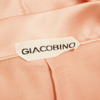 Giacobino Trousers Silk in Pink