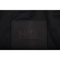 Paige Jeans Jacke/Mantel aus Leder in Braun