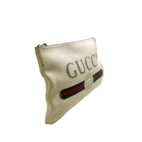 Gucci Clutch en Cuir en Blanc