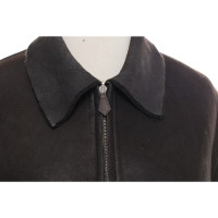 Hermès Jacke/Mantel aus Pelz in Braun