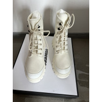 Dsquared2 Stiefel aus Baumwolle in Weiß