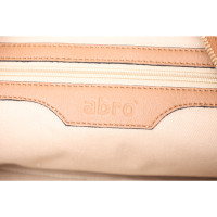 Abro Handtasche aus Leder in Ocker