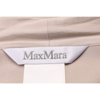 Max Mara Top Silk in Beige