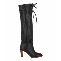 Gucci Stiefel aus Leder in Schwarz