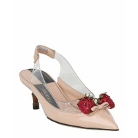 Gucci Pumps/Peeptoes aus Leder in Beige