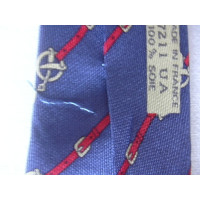 Hermès Krawatte en Soie en Bleu