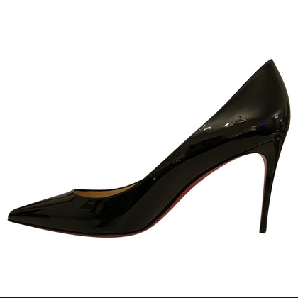 Christian Louboutin Wedges Patent leather in Black