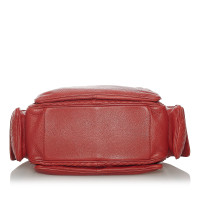 Bottega Veneta Handtasche aus Leder in Rot