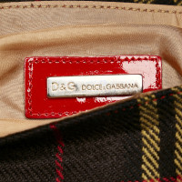 Dolce & Gabbana Borsa a tracolla in Pelle verniciata in Rosso
