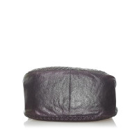 Bottega Veneta Umhängetasche aus Leder in Violett