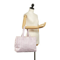 Chanel Tote bag in Cotone in Rosa