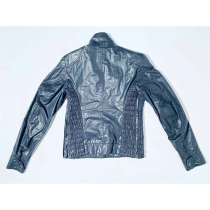 Belstaff Jacket/Coat Canvas in Blue