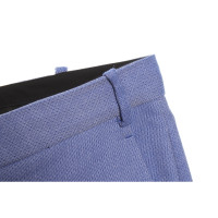 Stella McCartney Paire de Pantalon en Coton en Bleu