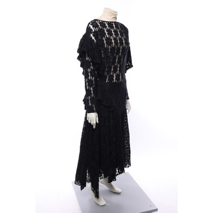 Isabel Marant Etoile Kleid aus Baumwolle in Schwarz