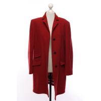 Etro Giacca/Cappotto in Lana in Rosso