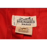 Hermès Jacke/Mantel aus Wolle in Rot