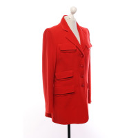 Hermès Giacca/Cappotto in Lana in Rosso