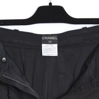 Chanel Broeken Zijde in Zwart