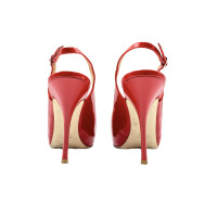 Giuseppe Zanotti Sandalen aus Lackleder in Rot