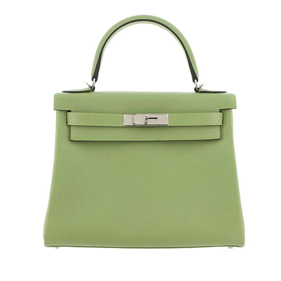 Hermès Kelly Bag 28 Leather in Green