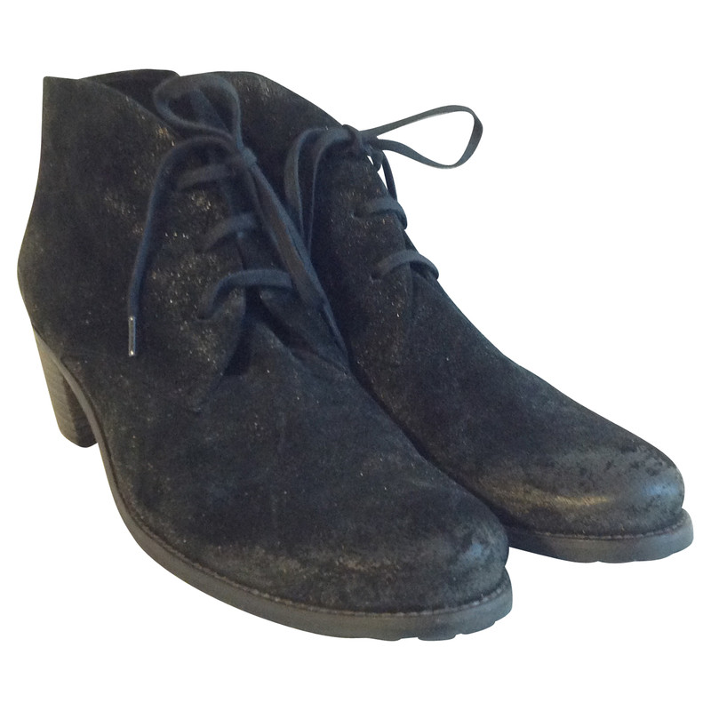 Kennel & Schmenger Chaussures à lacets avec des reflets métalliques