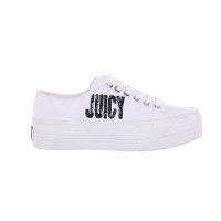 Juicy Couture Sneakers aus Leinen in Weiß