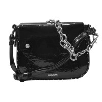 Zadig & Voltaire Kate Bag Leer in Zwart