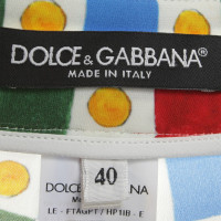 Dolce & Gabbana Colorful silk pants