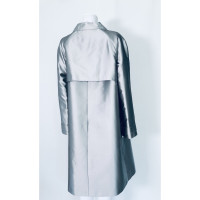 Strenesse Jacke/Mantel aus Seide in Grau