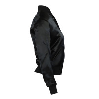 Saint Laurent Jacket/Coat Viscose in Black