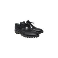 Balenciaga Lace-up shoes Leather in Black