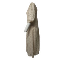 Ganni Vestito in Viscosa in Bianco