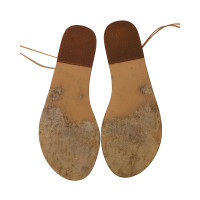 Ancient Greek Sandals Sandals Leather in Brown