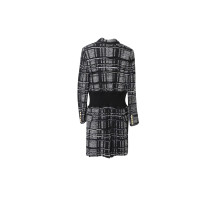 Balmain Jacke/Mantel aus Wolle in Grau
