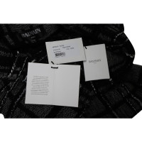 Balmain Jacke/Mantel aus Wolle in Grau