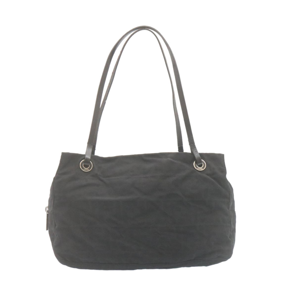 Fendi Sac fourre-tout en Toile en Noir