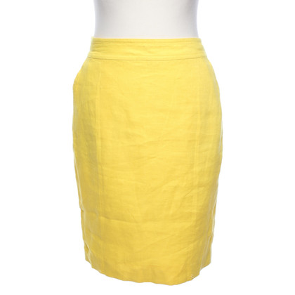 Ralph Lauren Skirt Linen in Yellow