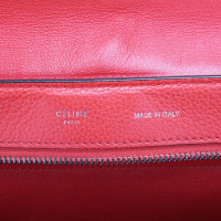 Céline Trapeze Bag in Pelle in Rosso