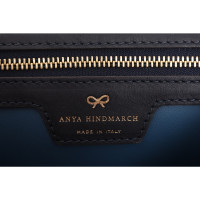 Anya Hindmarch Umhängetasche aus Leder in Blau