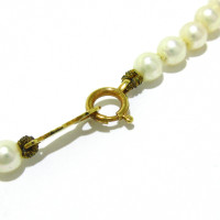 Mikimoto Collier en Perles en Blanc