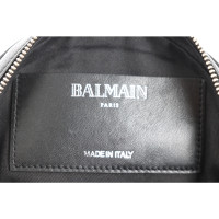 Balmain Disco Bag aus Leder in Schwarz