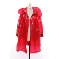 Moncler Jacke/Mantel in Rot